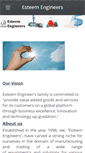 Mobile Screenshot of esteemengineers.com